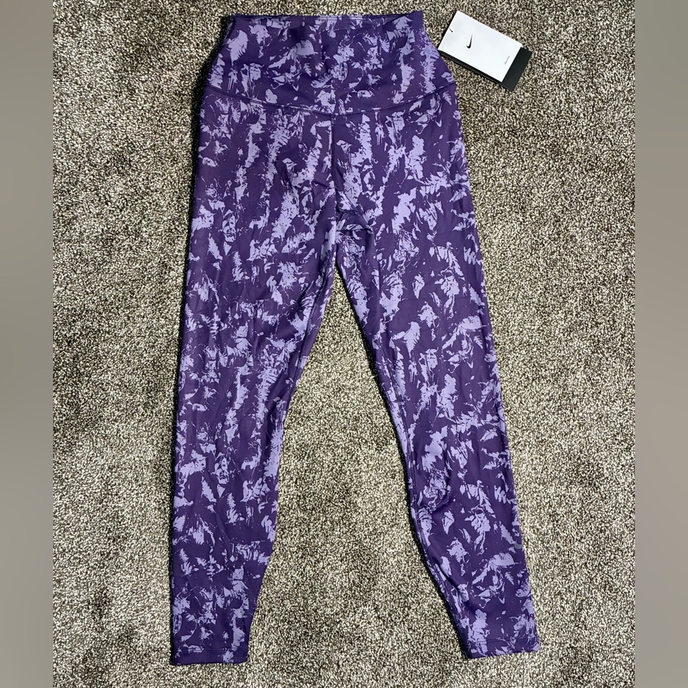 Nike Purple Patterned Women's Leggings